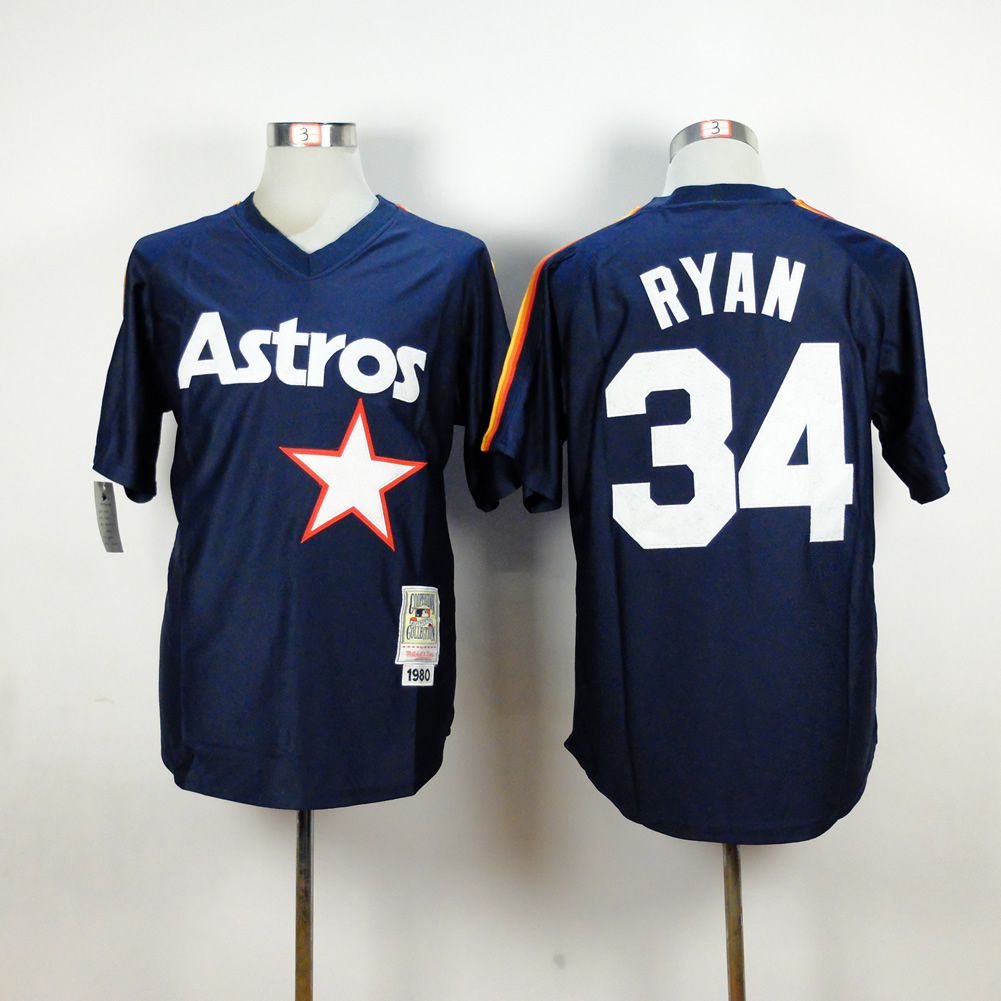 Men Houston Astros #34 Ryan Blue MLB Jerseys
